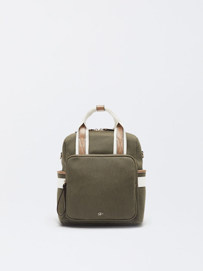 Canvas Backpack Multifunction Straps