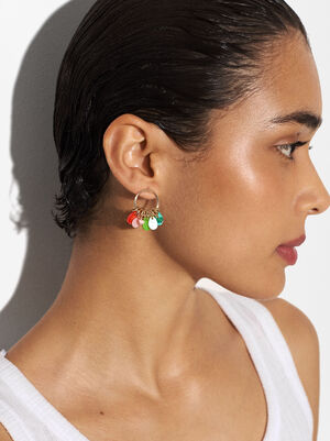 Multicolor Shell Earrings image number 1.0