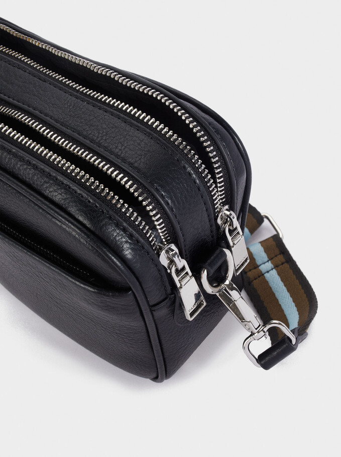 Crossbody Bag With Double Handle, Black, hi-res
