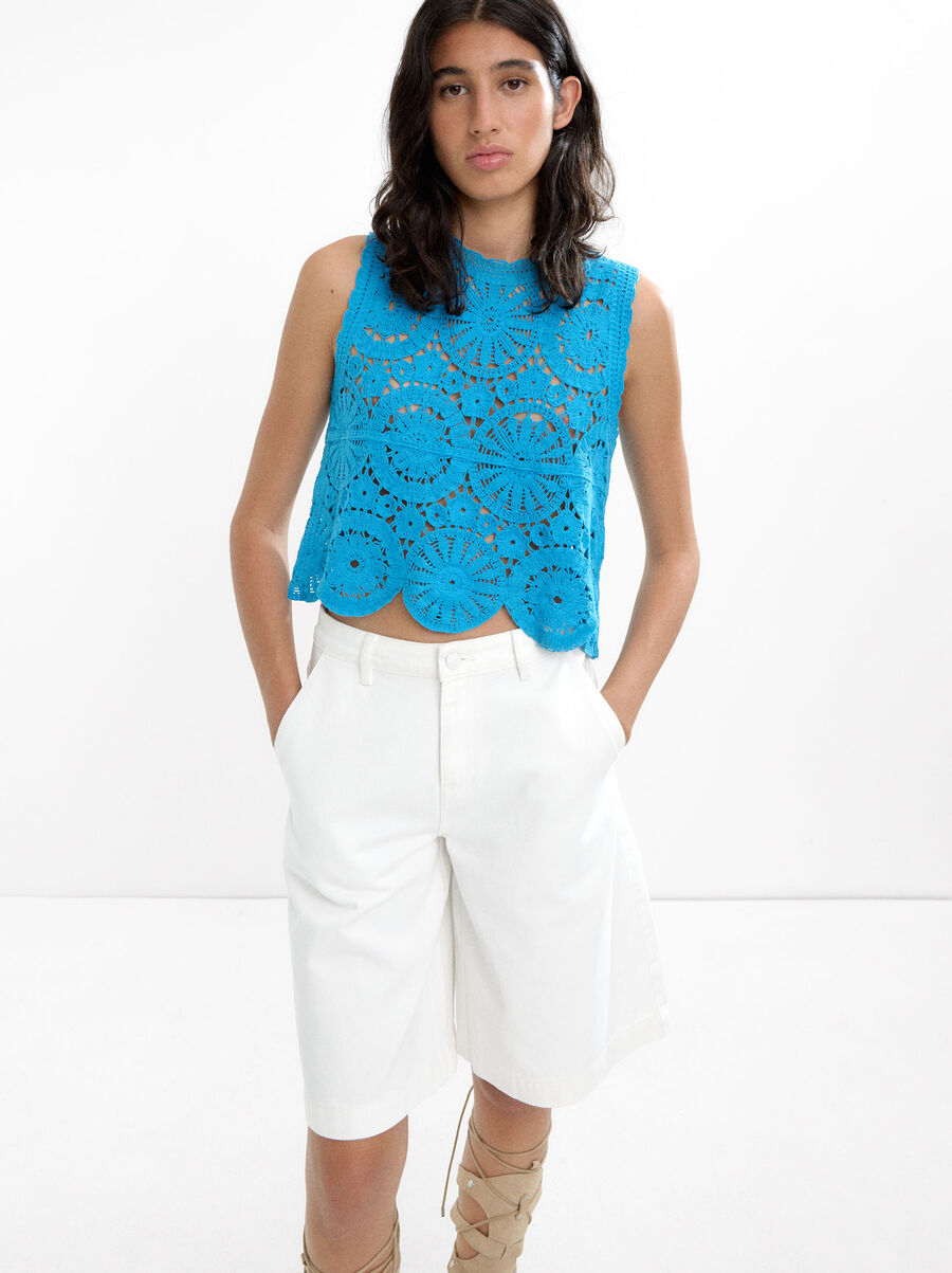 100% cotton knit top