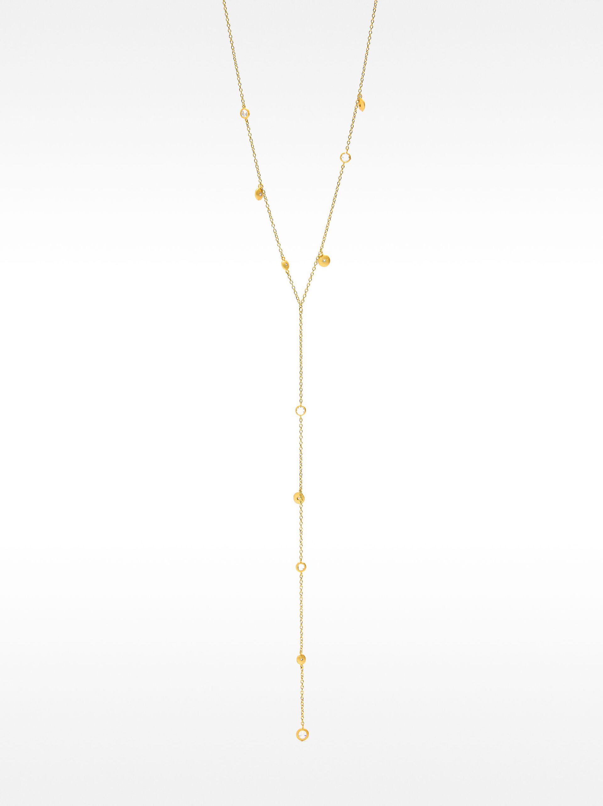 Collana con zirconi - argento sterling 925 image number 0.0