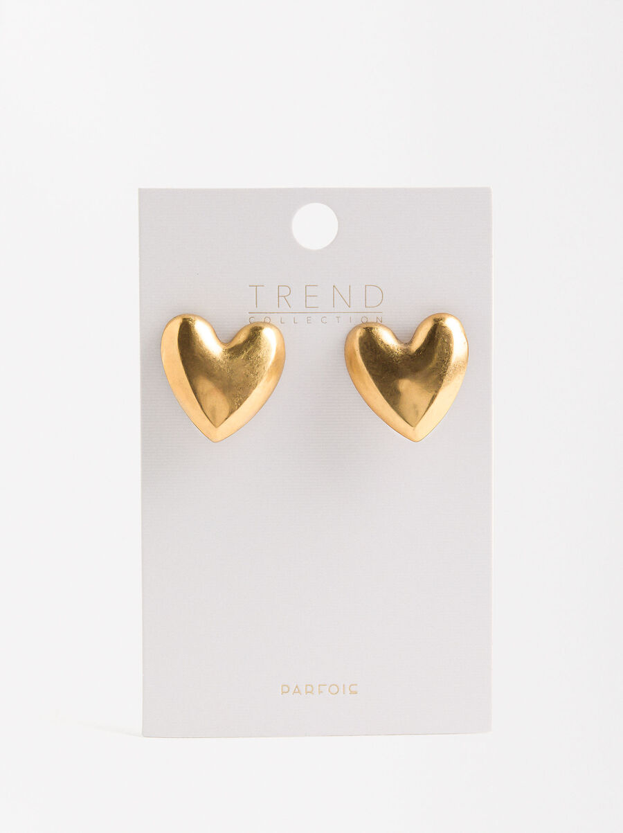 Maxi heart earrings