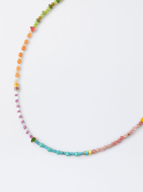 Multicoloured Necklace With Stones