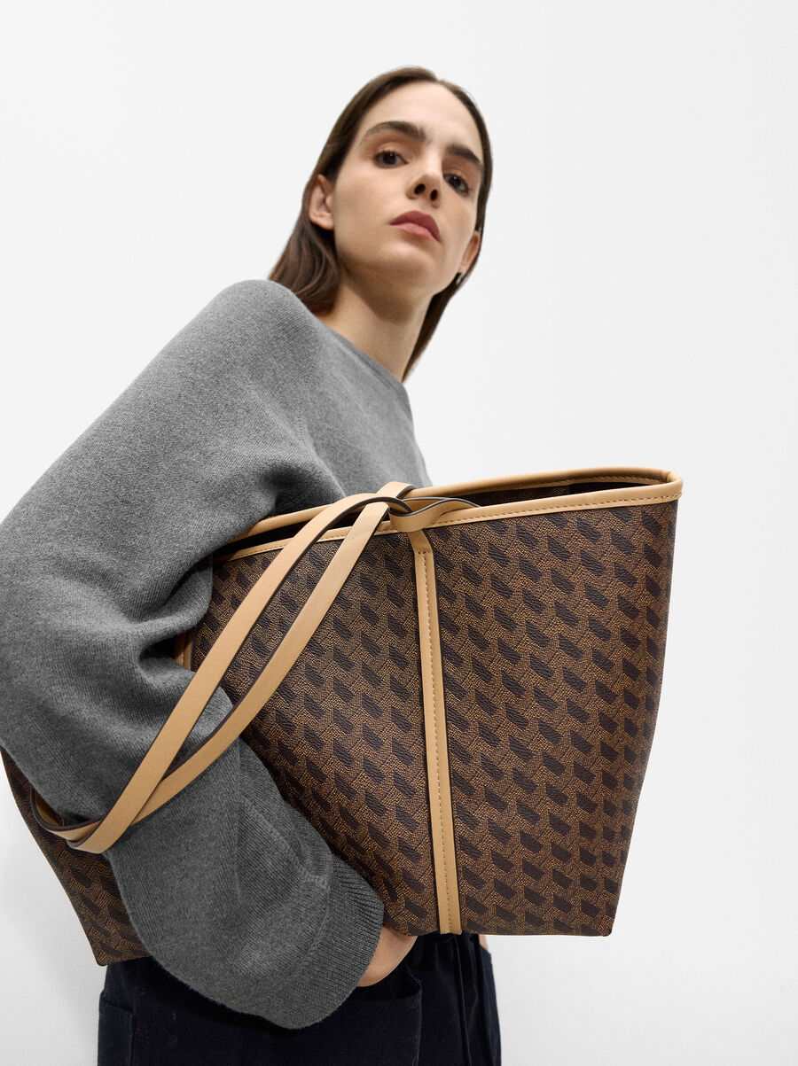 Bedruckte Shopper-Tasche