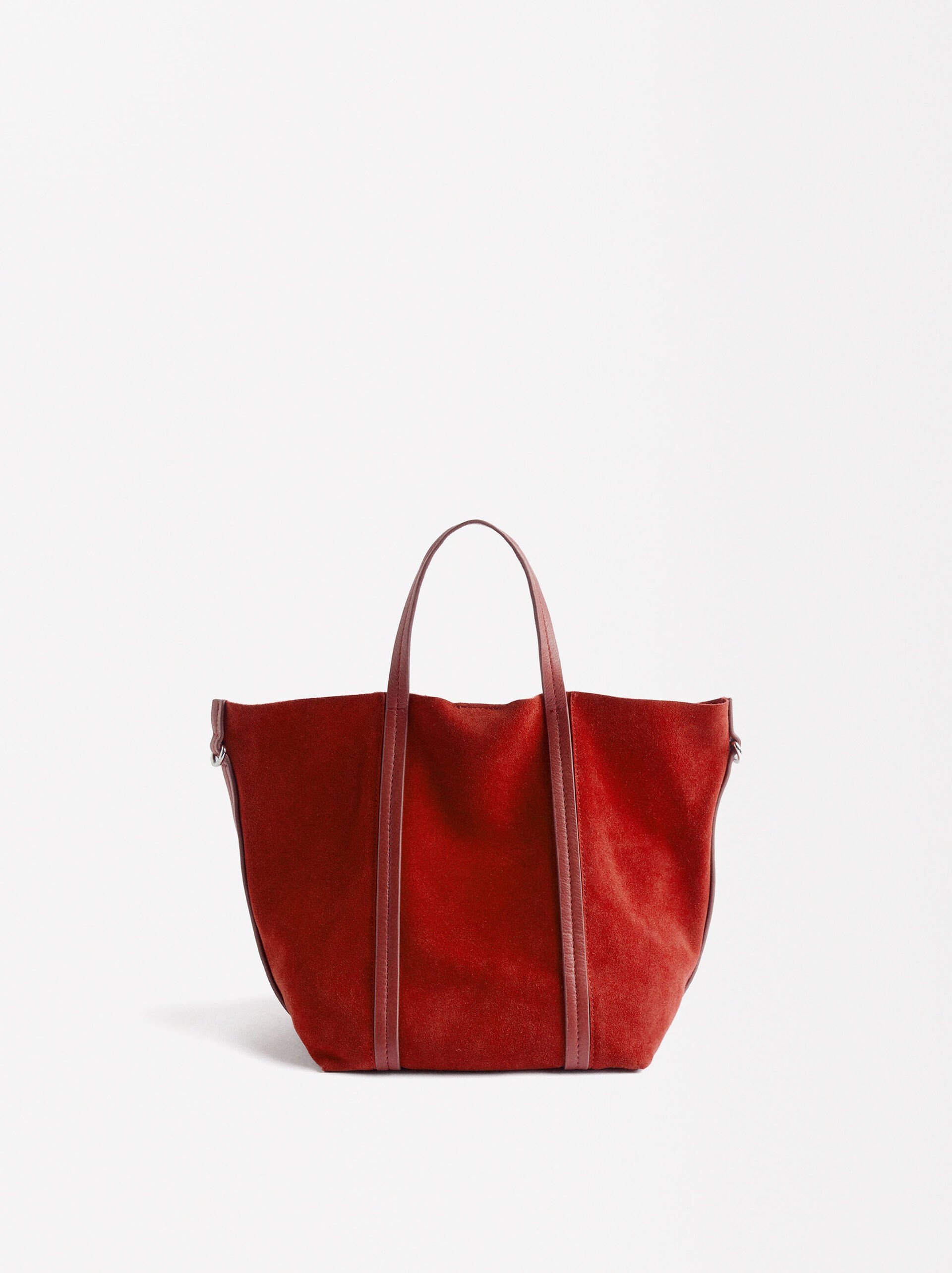 Bolso tote de piel con Bolso removible image number 0.0