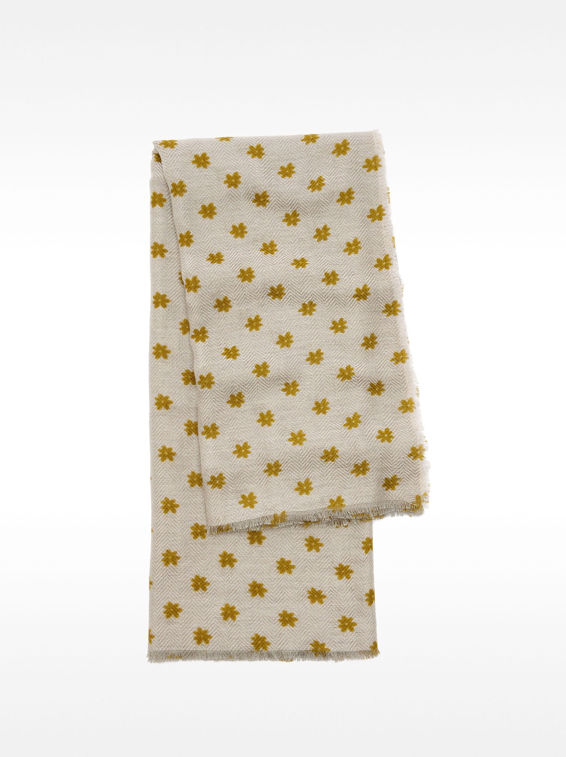 Floral print scarf image number 0.0