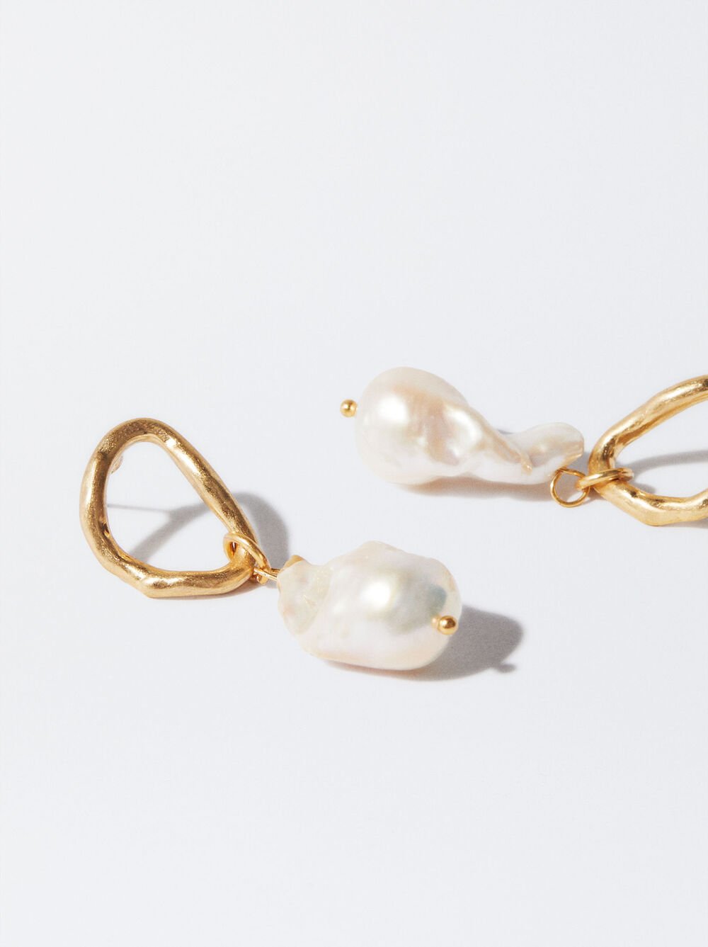 Boucles D’Oreilles Avec Perles D'Eau Douce