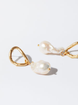 Boucles D’Oreilles Avec Perles D'Eau Douce image number 2.0