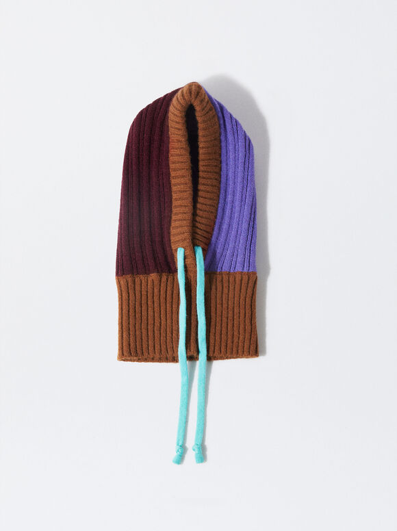 Knitted Hat, Camel, hi-res
