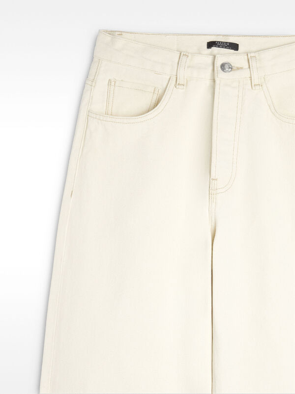 100% cotton denim trousers