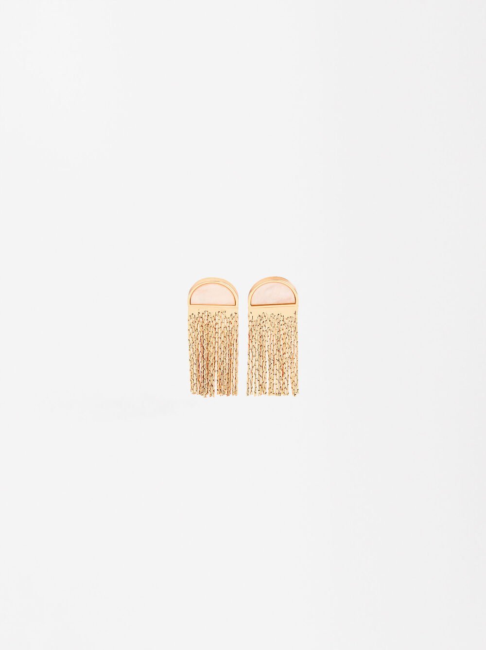 Cascade-effect earrings
