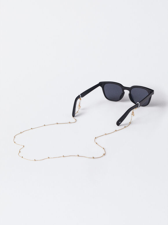 Golden Chain For Sunglasses Or Mask, Golden, hi-res