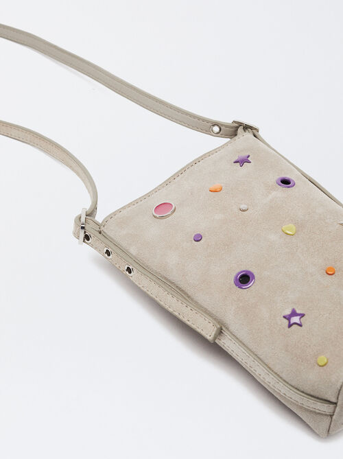 Suede Cell Phone Bag