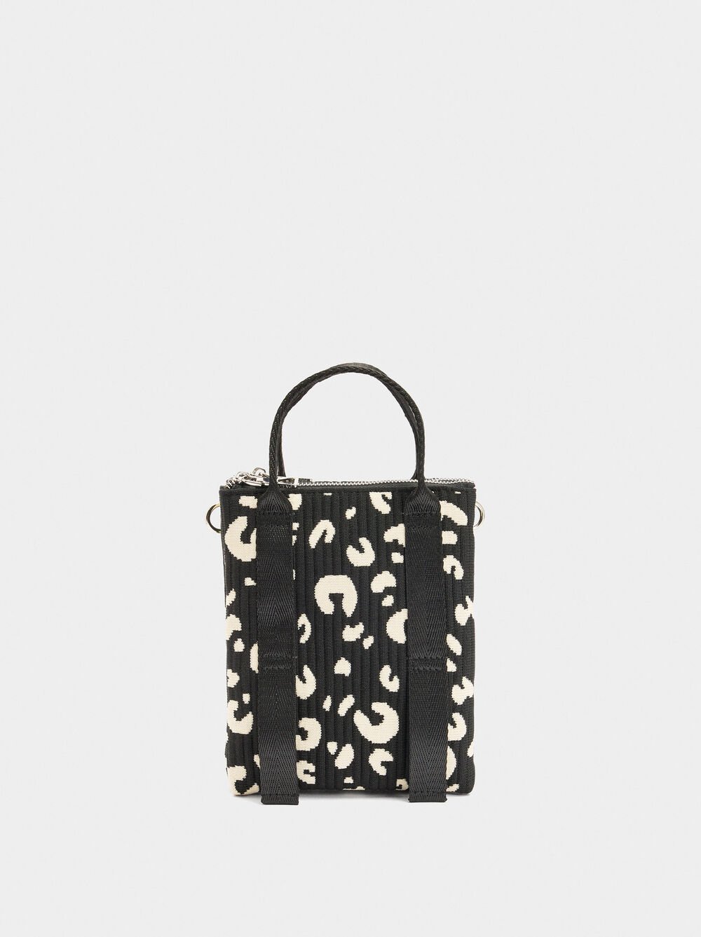Jacquard mesh mobile phone bag