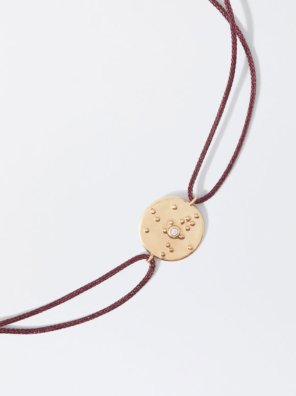 Adjustable Bracelet With Medal, Multicolor, hi-res