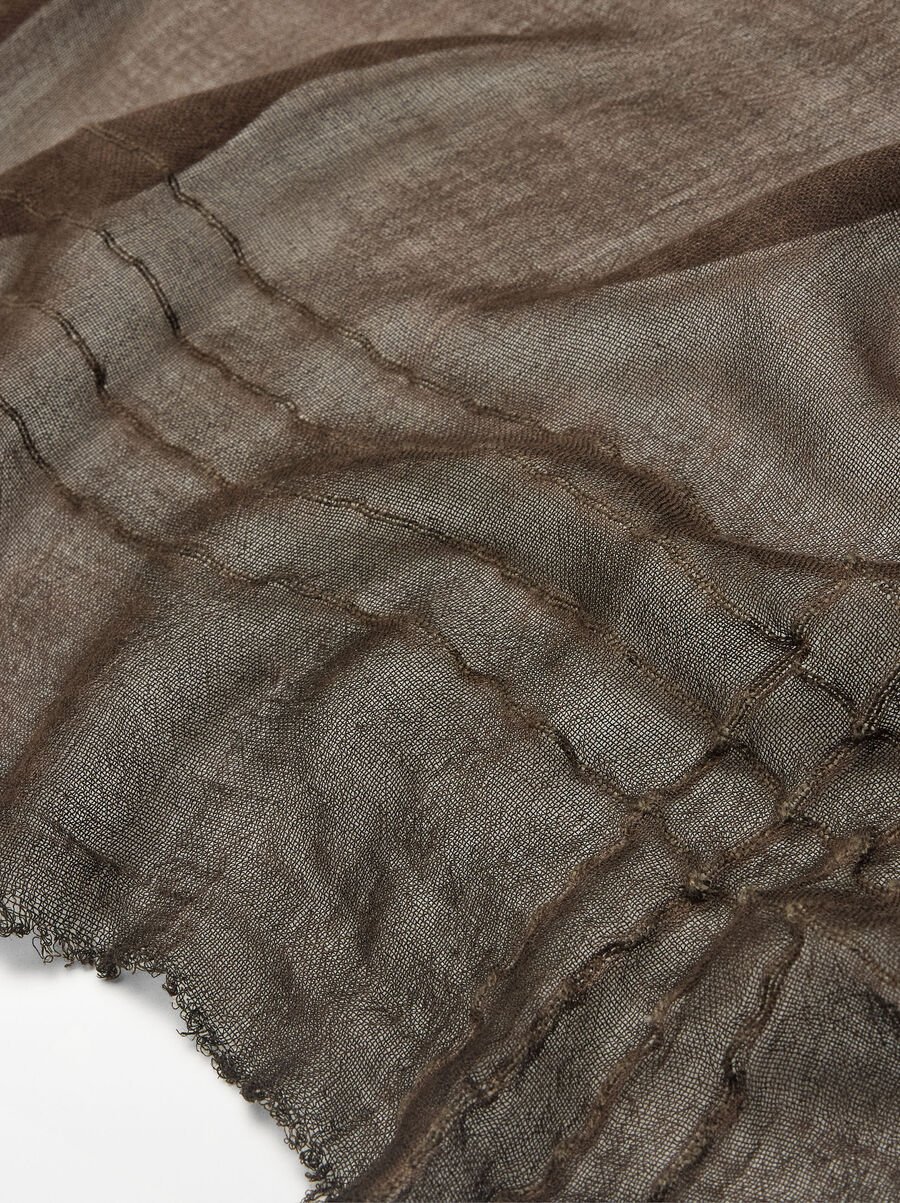 Pashmina mit Fransen