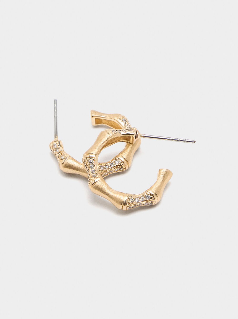 Offene Creolen aus Zirkonias