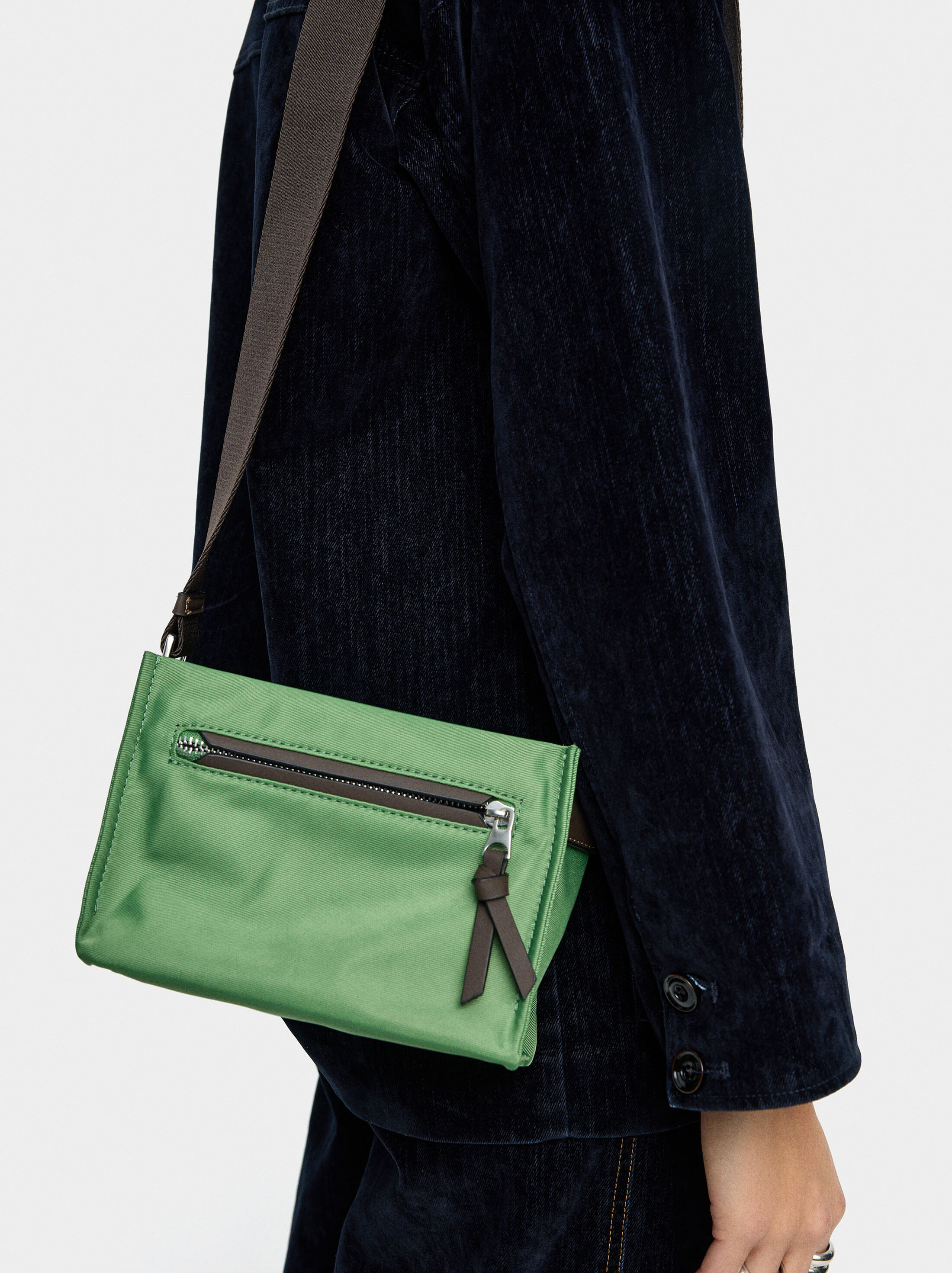 S nylon crossbody bag image number 1.0