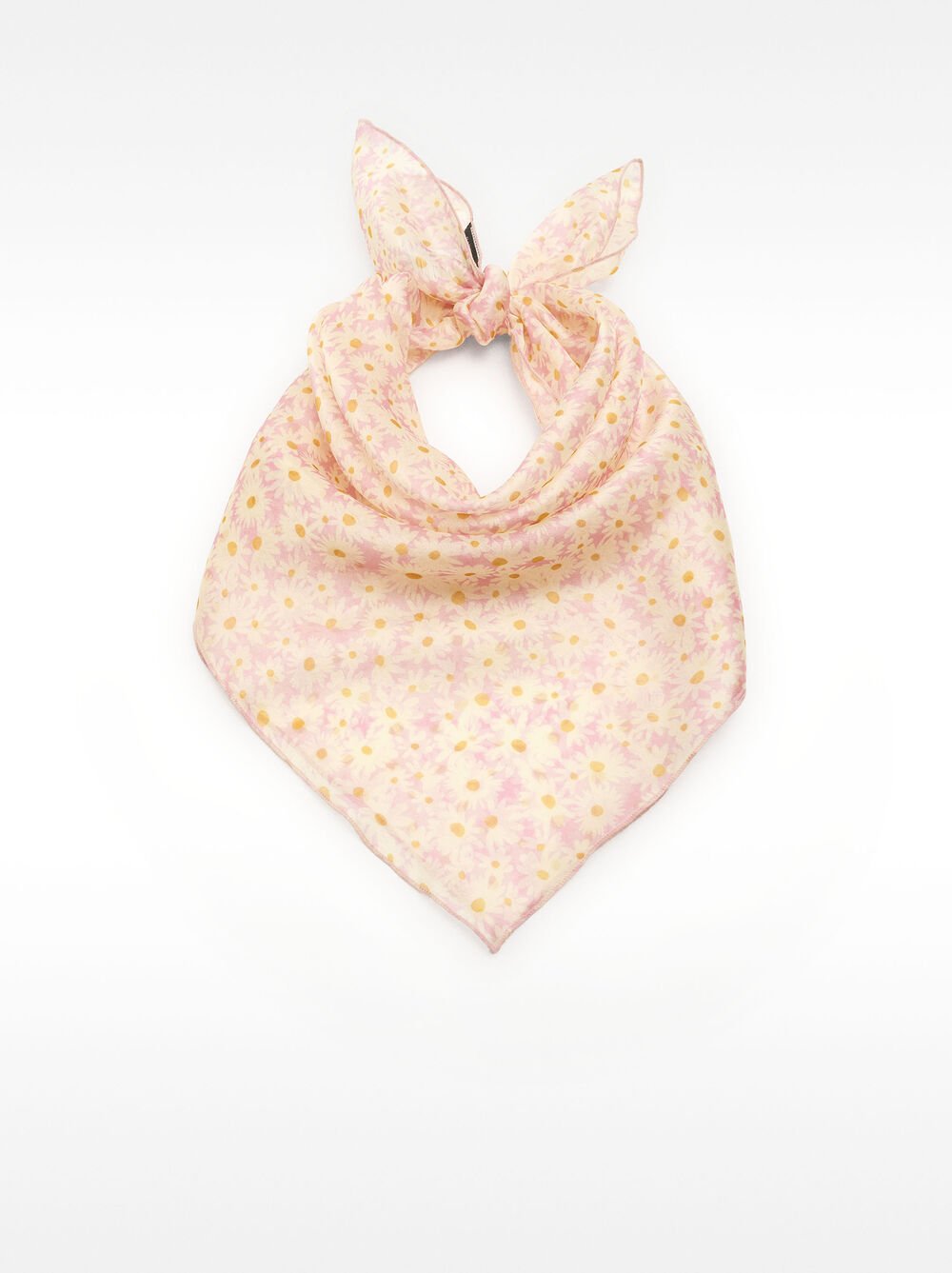 Daisy print multifunctional scarf
