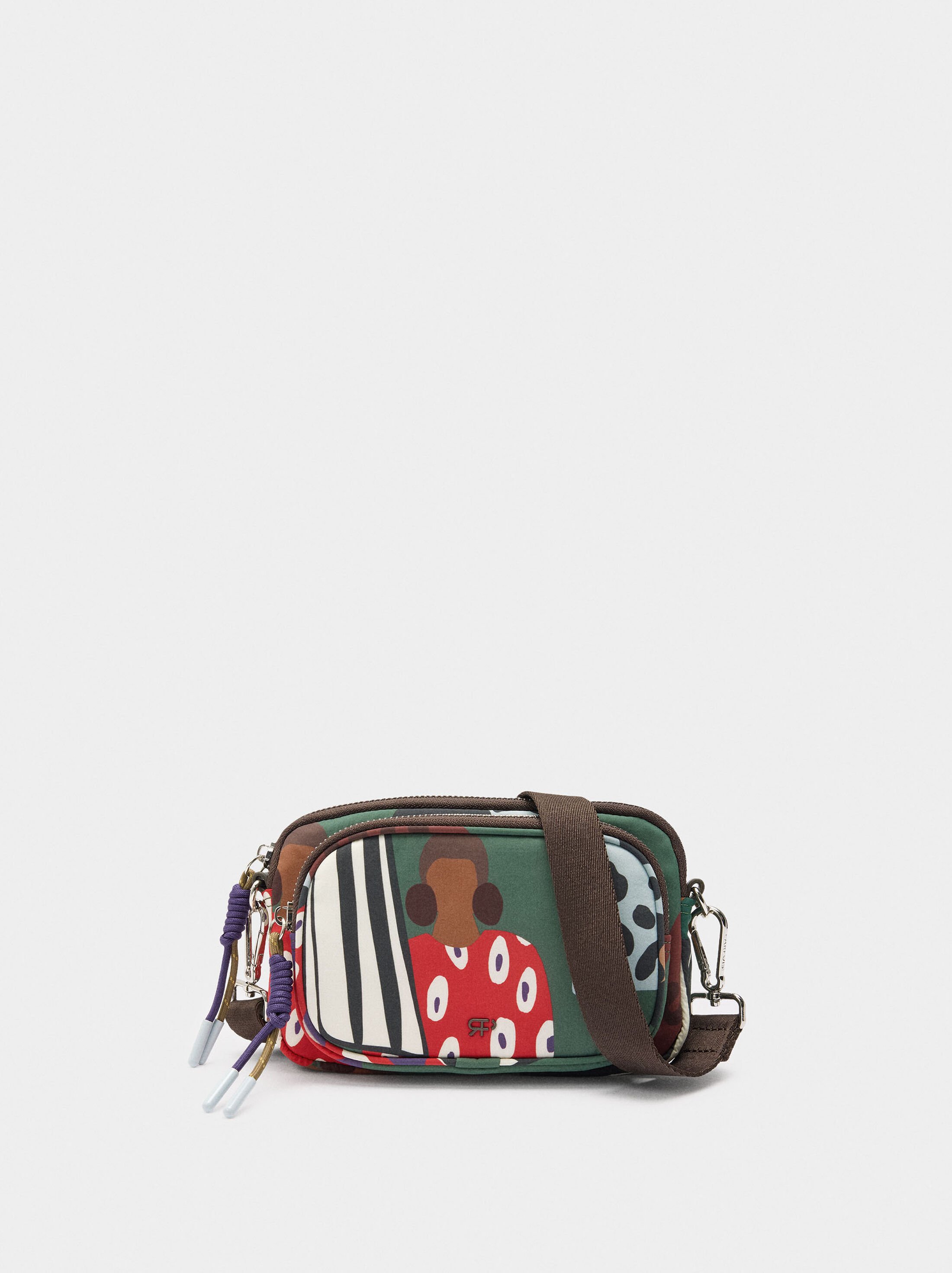 Printed nylon multi-purpose pouch image number 0.0