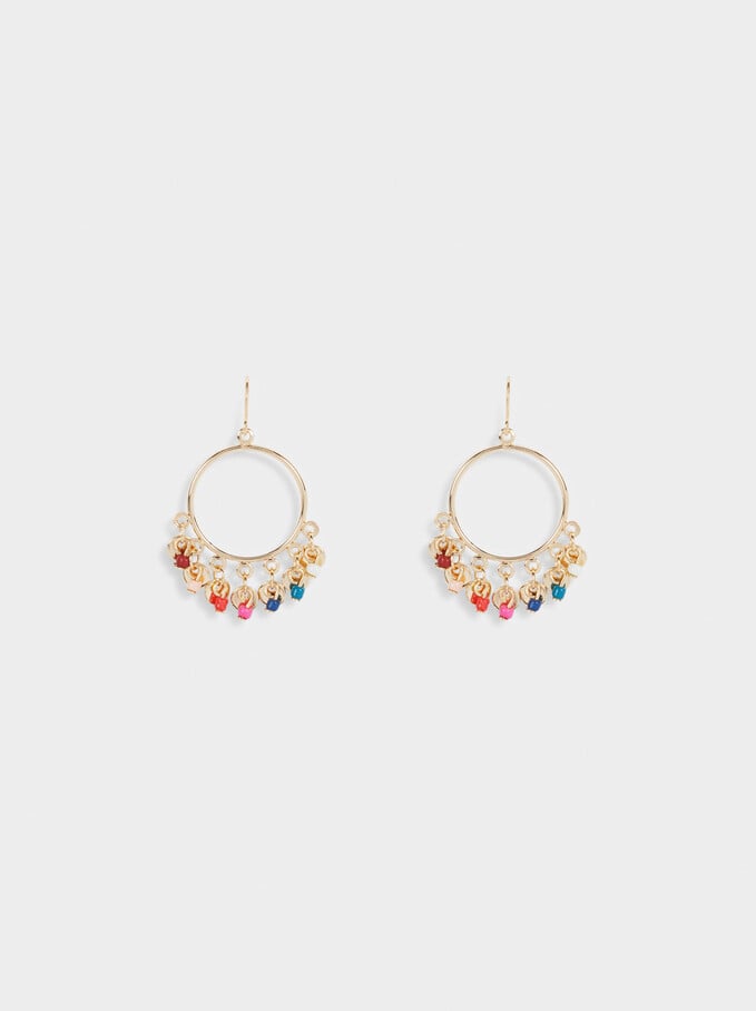 Earrings With Beads, , hi-res