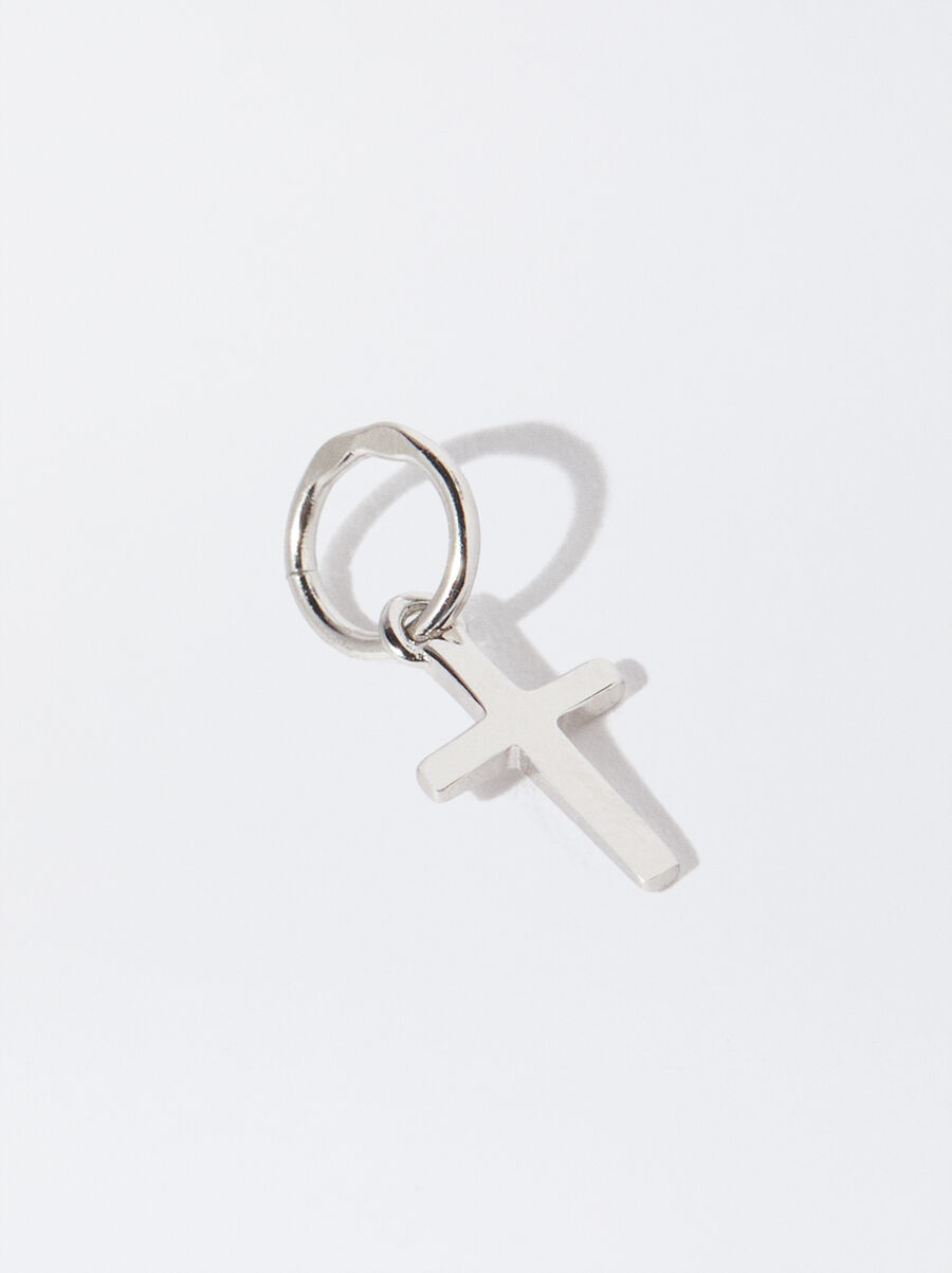 925 silver cross charm