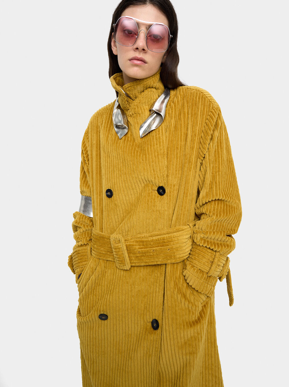 Corduroy gabardine