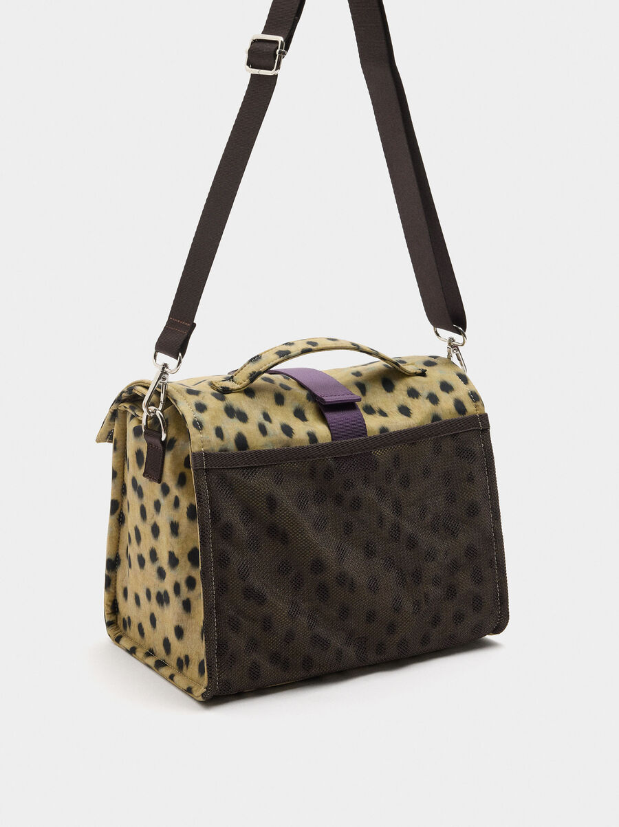 Printed nylon lunch bag