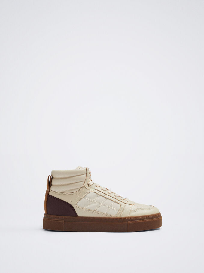 High-Top Trainers, White, hi-res
