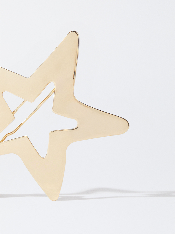 Gold Hairgrip, Golden, hi-res