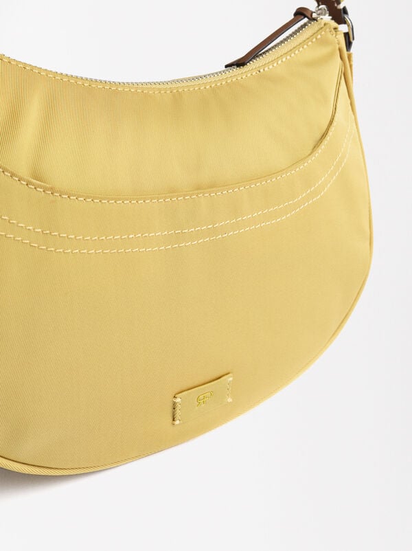 Nylon hobo crossbody bag