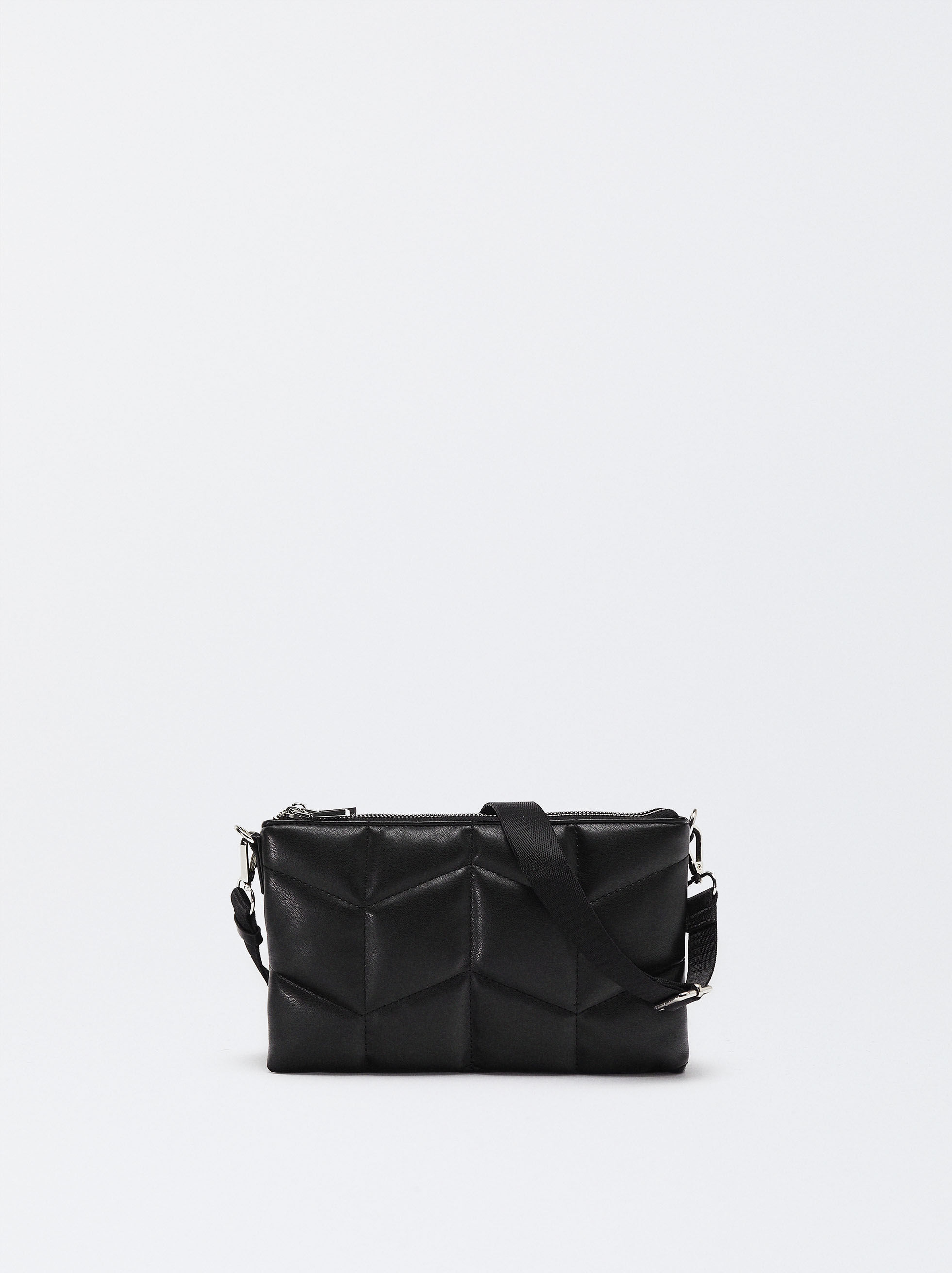 Parfois bolso negro acolchado 2025