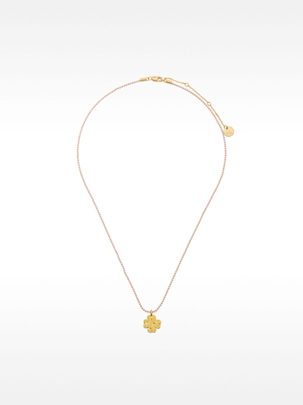 Collaret de trèvol esmaltat – plata de llei 925