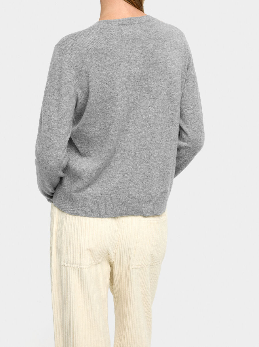 Cardigan with 100% cashmere