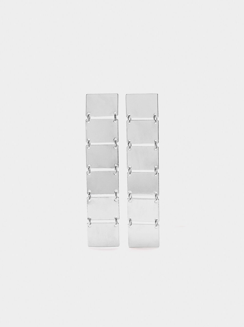 Long rectangular earrings