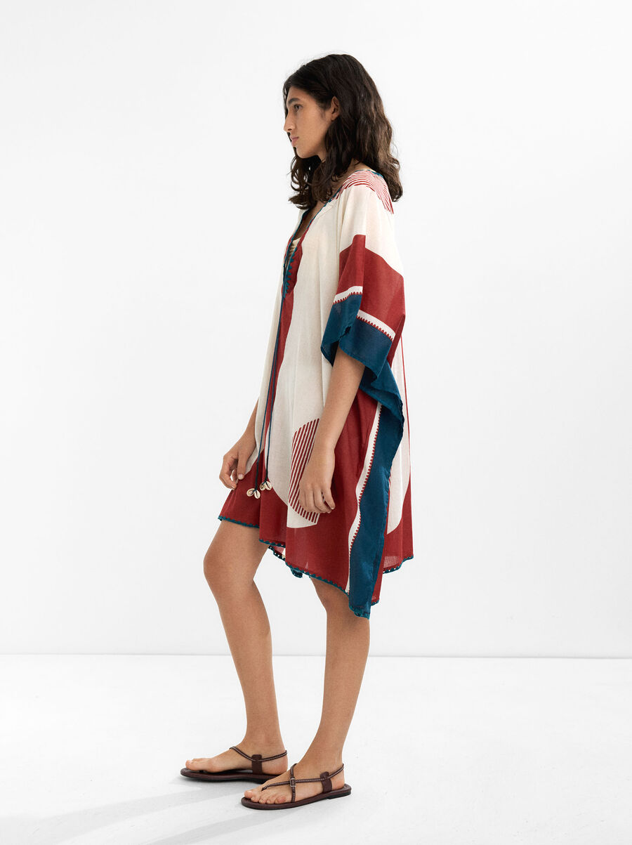Printed kaftan 100% cotton