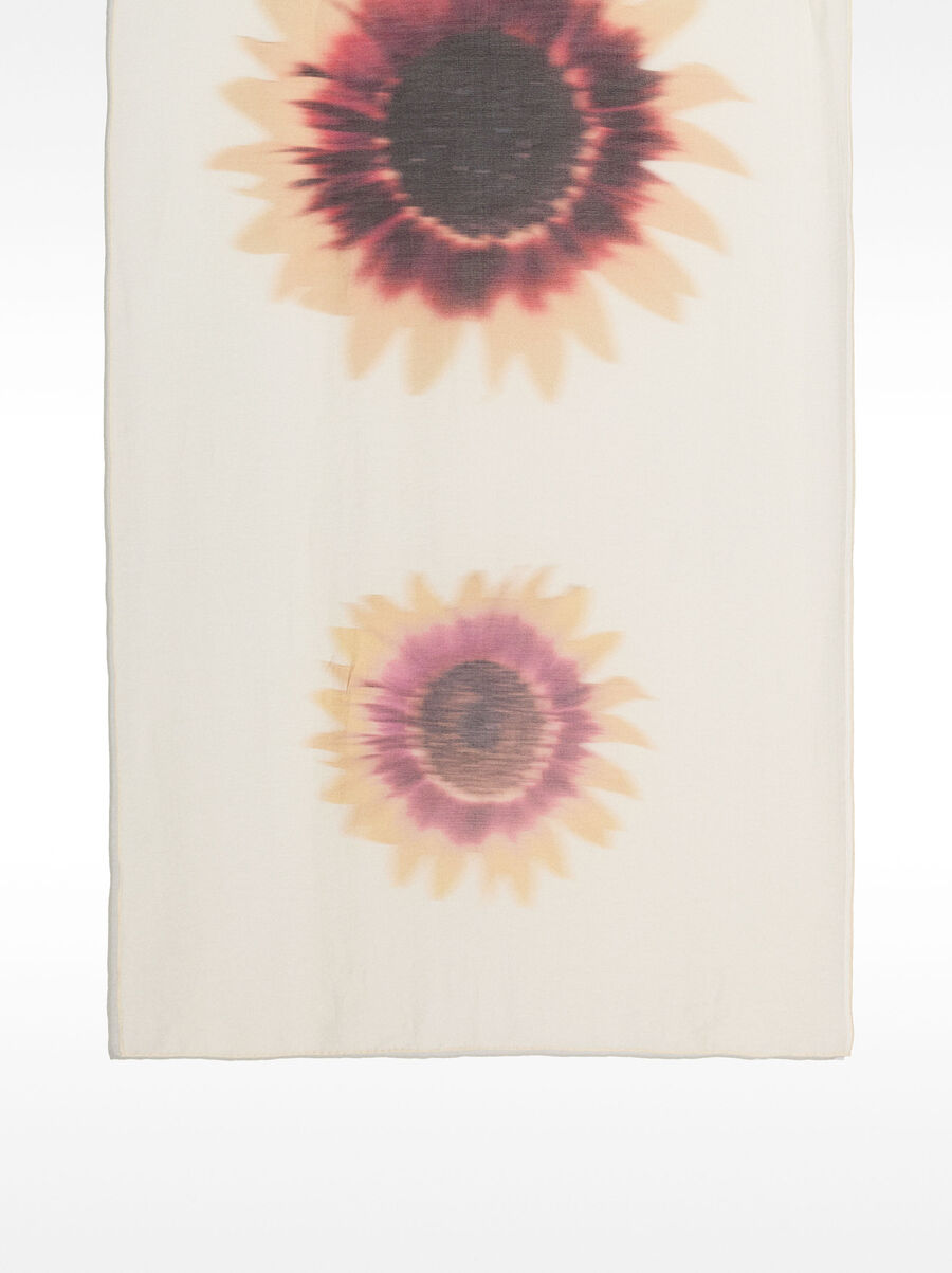 Floral print scarf