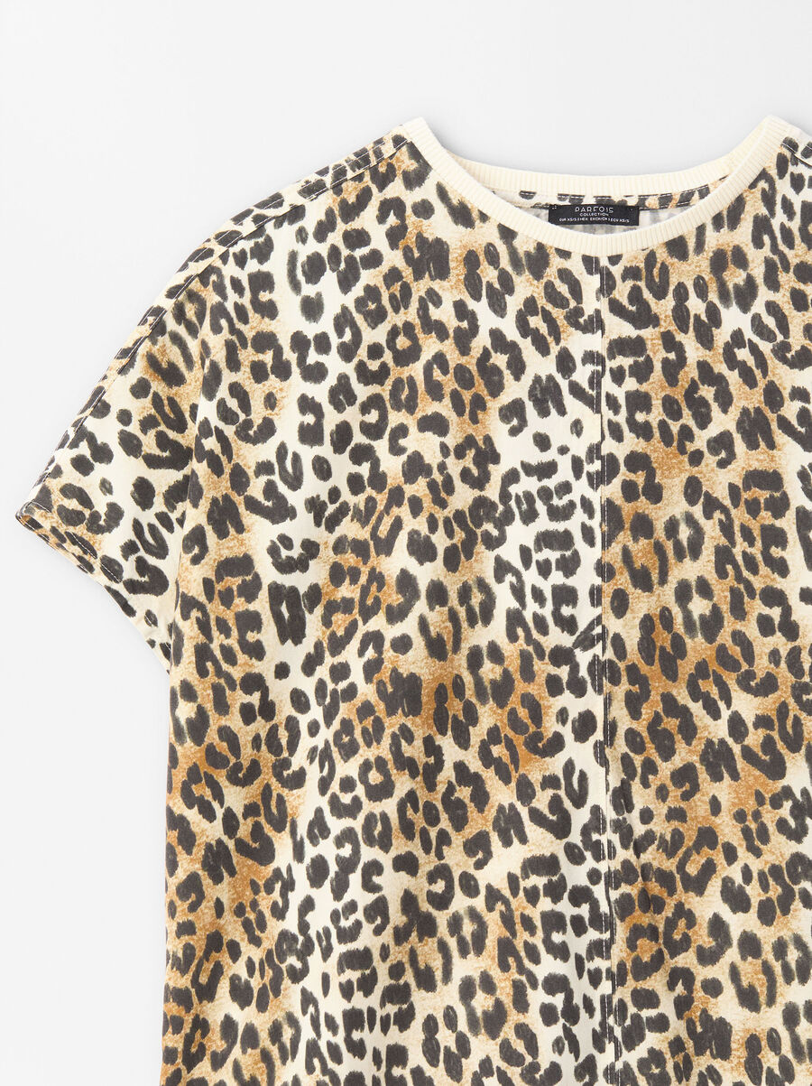 Leopard print T-shirt