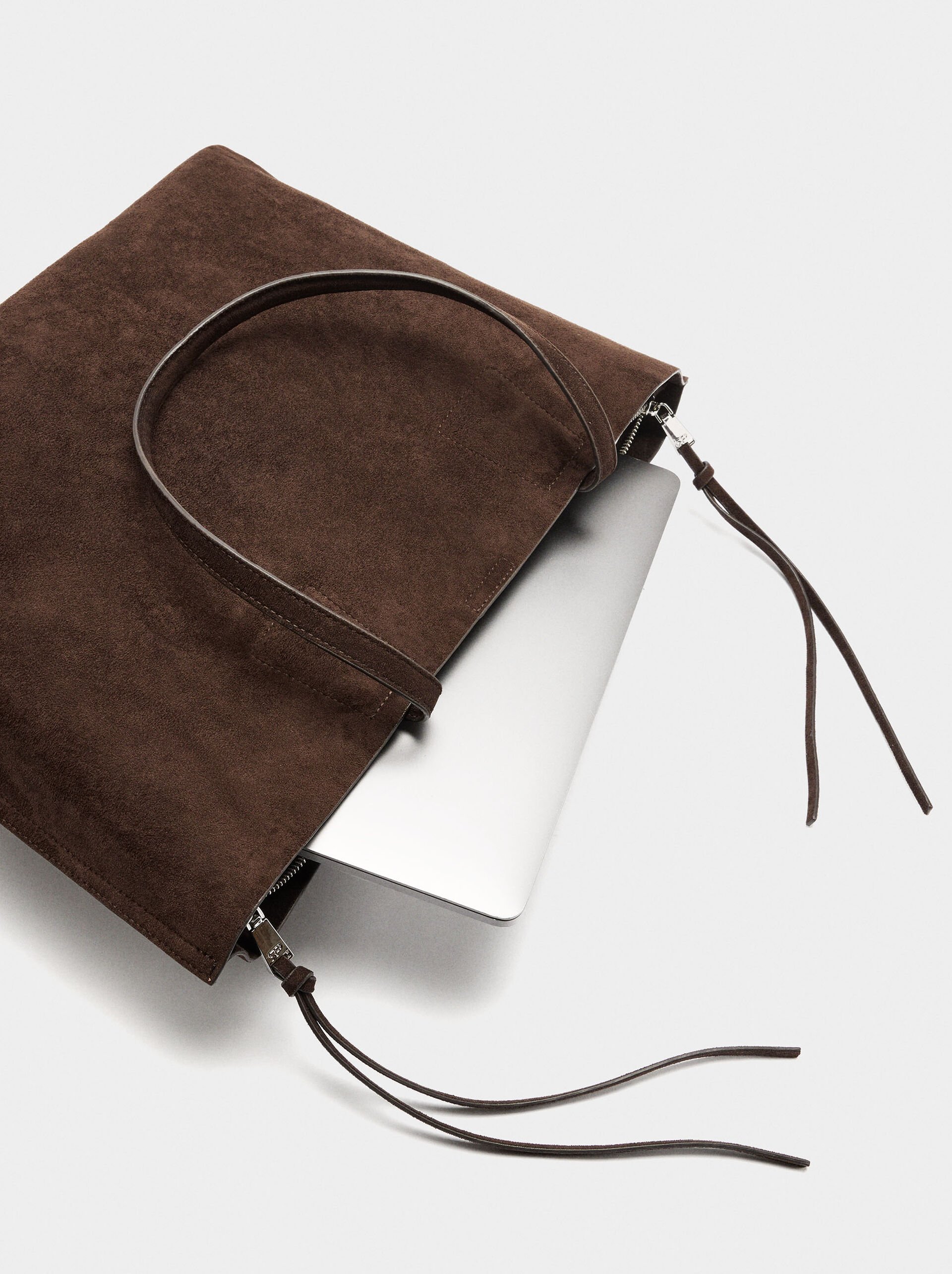 Bag for 13" laptop with leather-effect image number 4.0