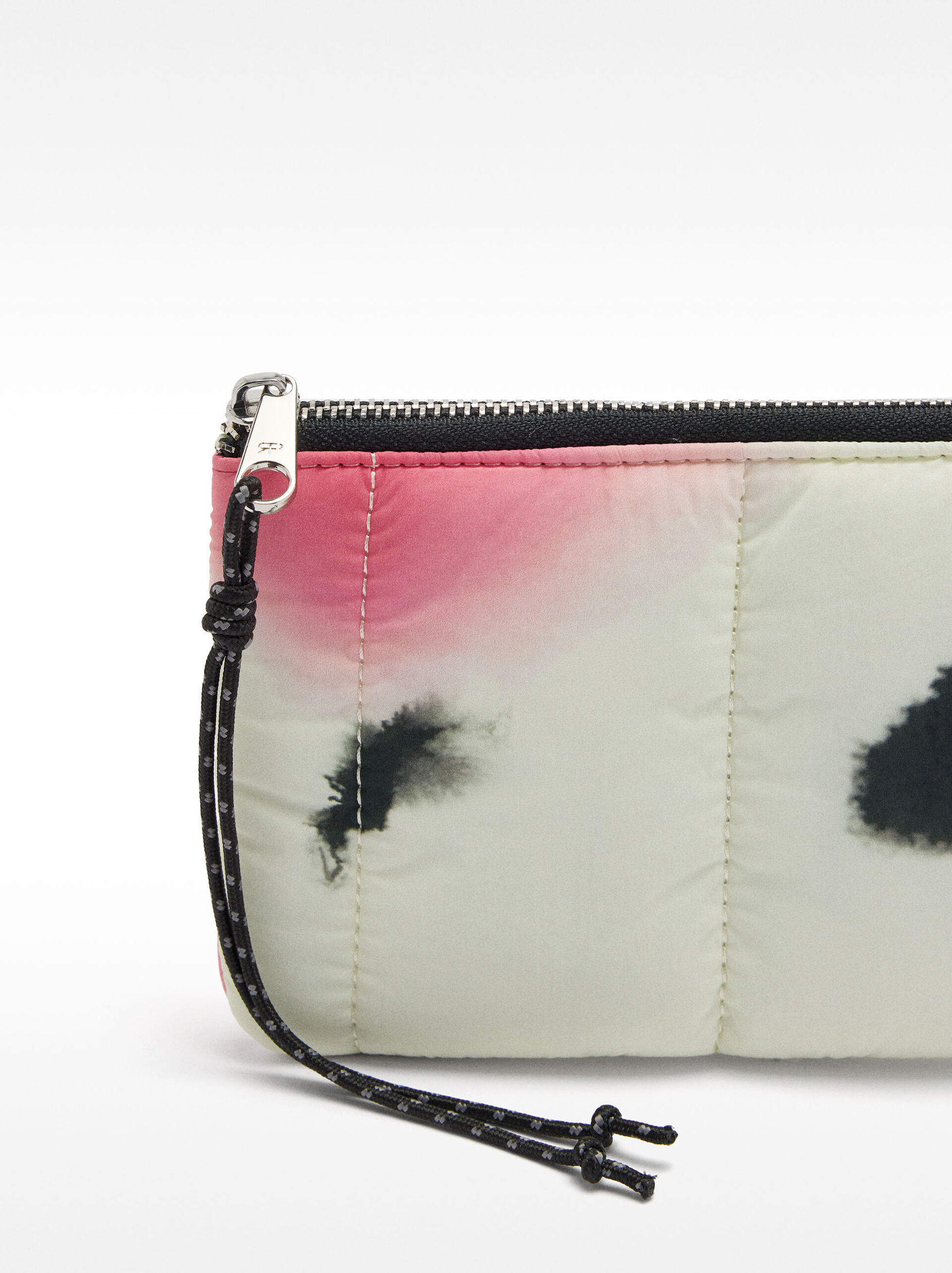Multi-purpose nylon pouch with watercolour effect image number 1.0