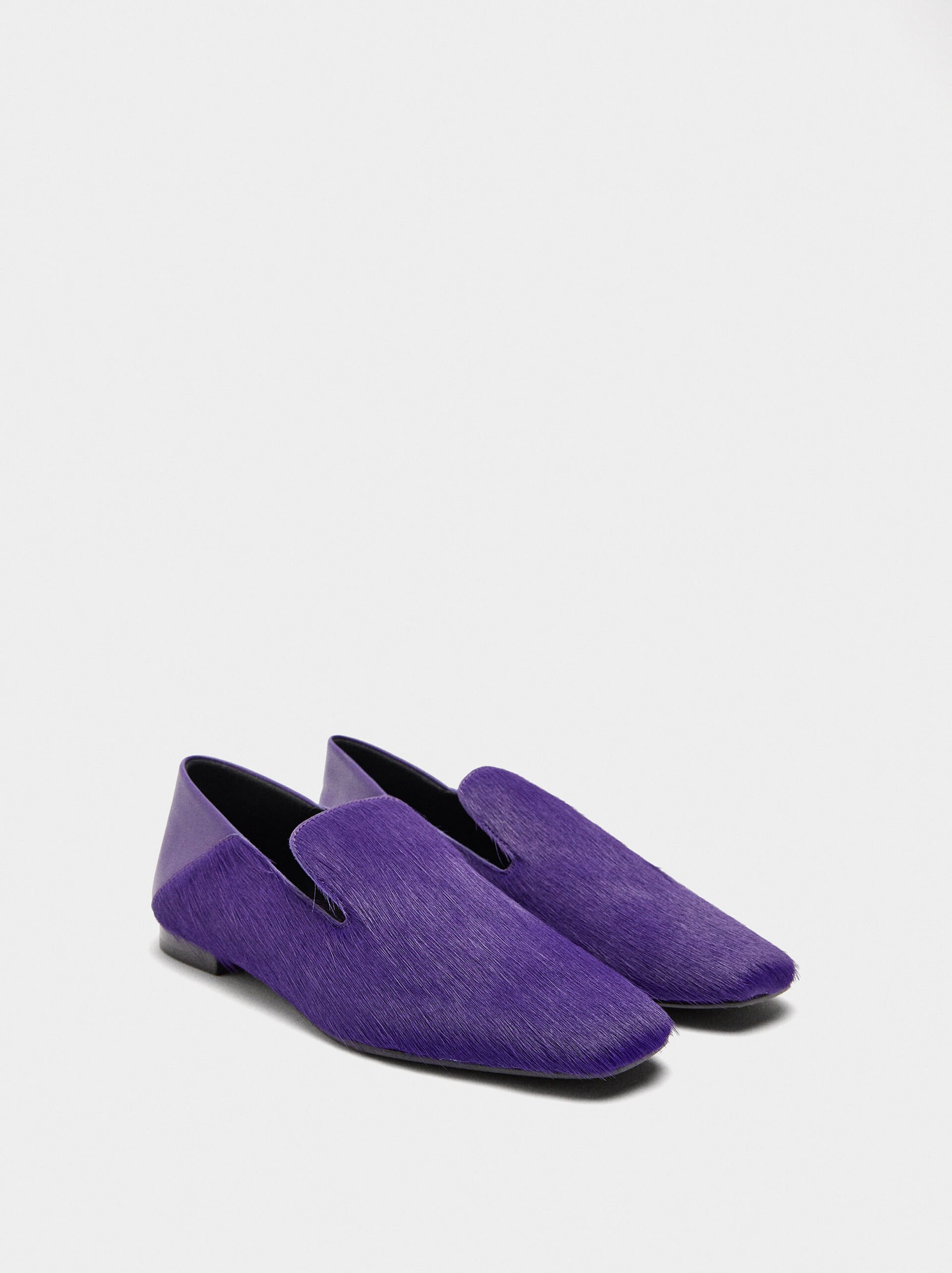 Chaussures plates en cuir image number 2.0