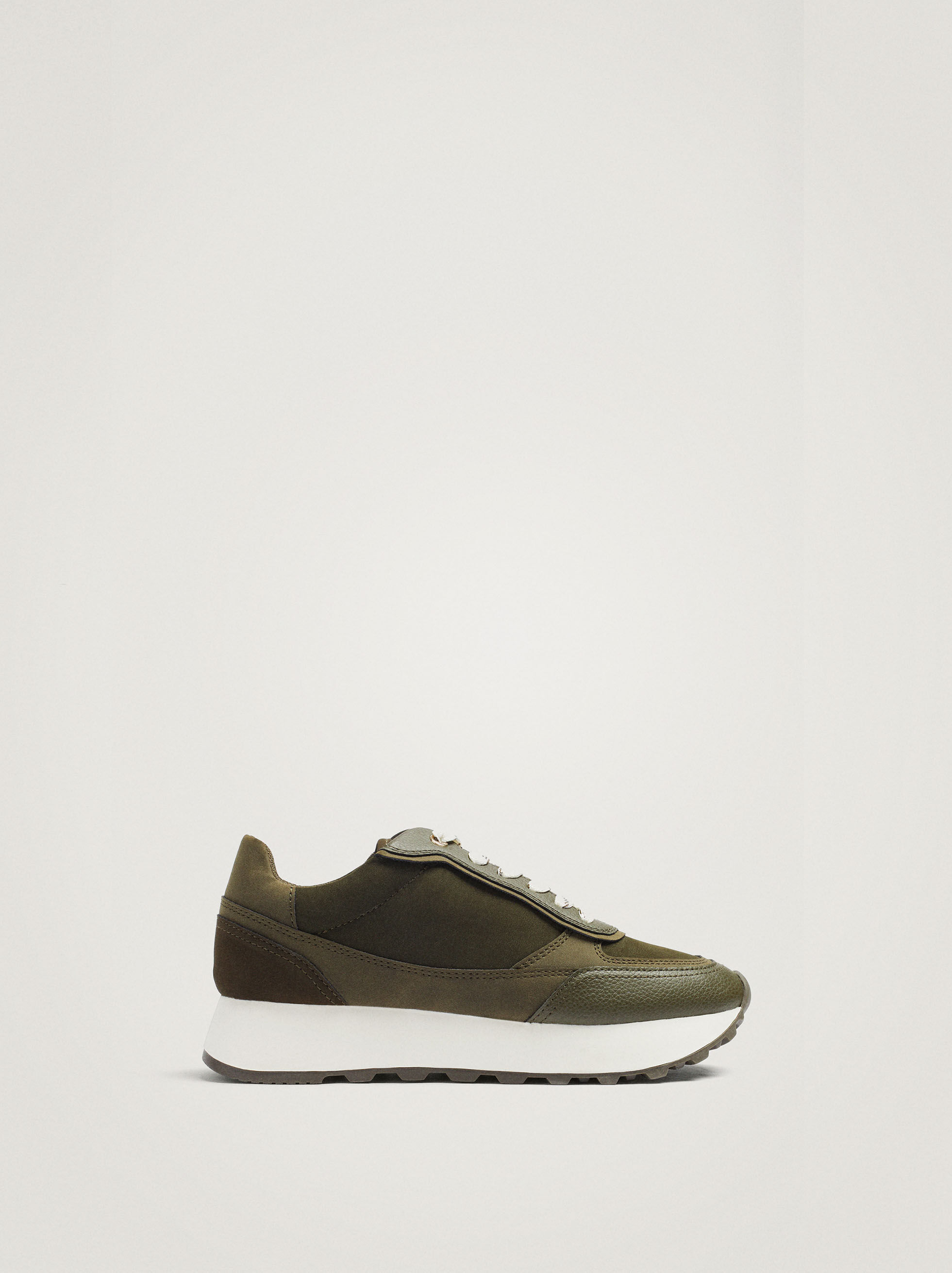 Platform Trainers - Khaki - Woman