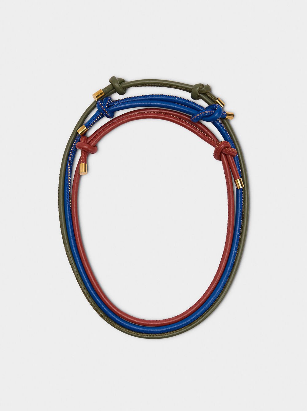 Set of necklaces with cord