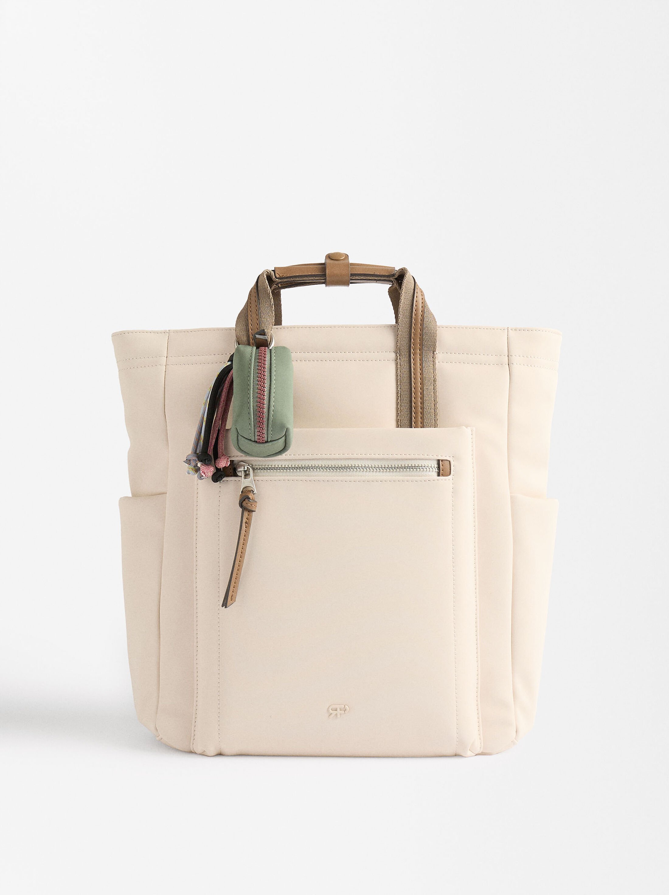 Nylon-effect backpack for 13" laptop image number 0.0