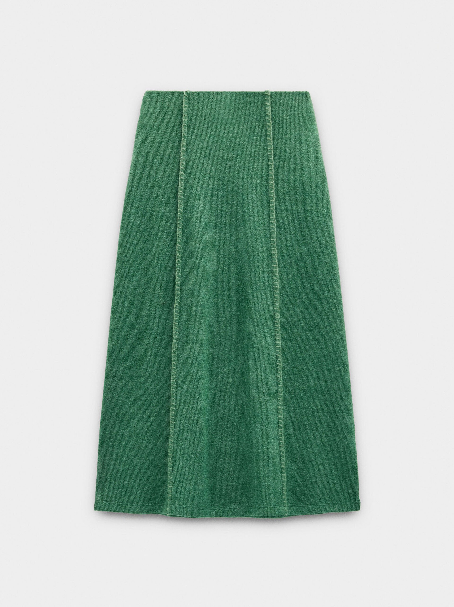 Ribbed long skirt image number 6.0