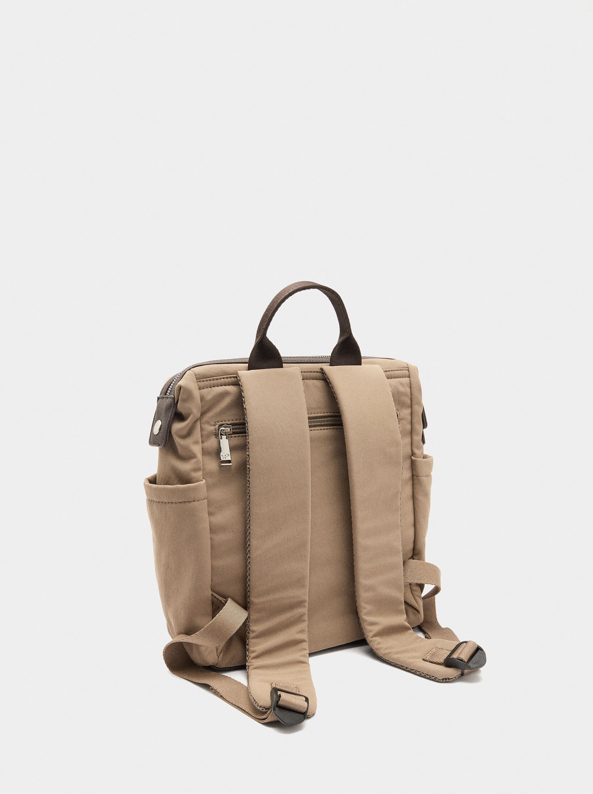 Nylon laptop backpack 13" image number 2.0