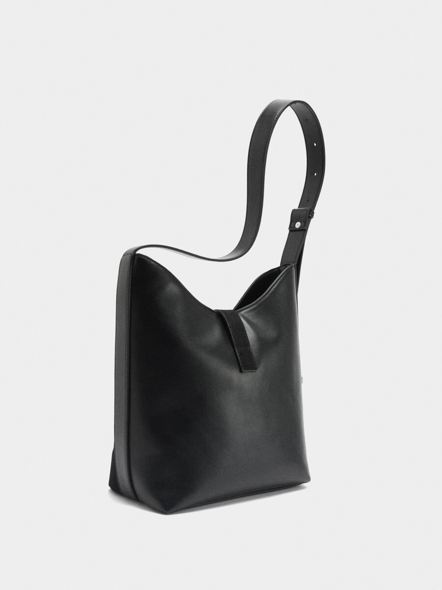 Shoulder bag with crossbody bag