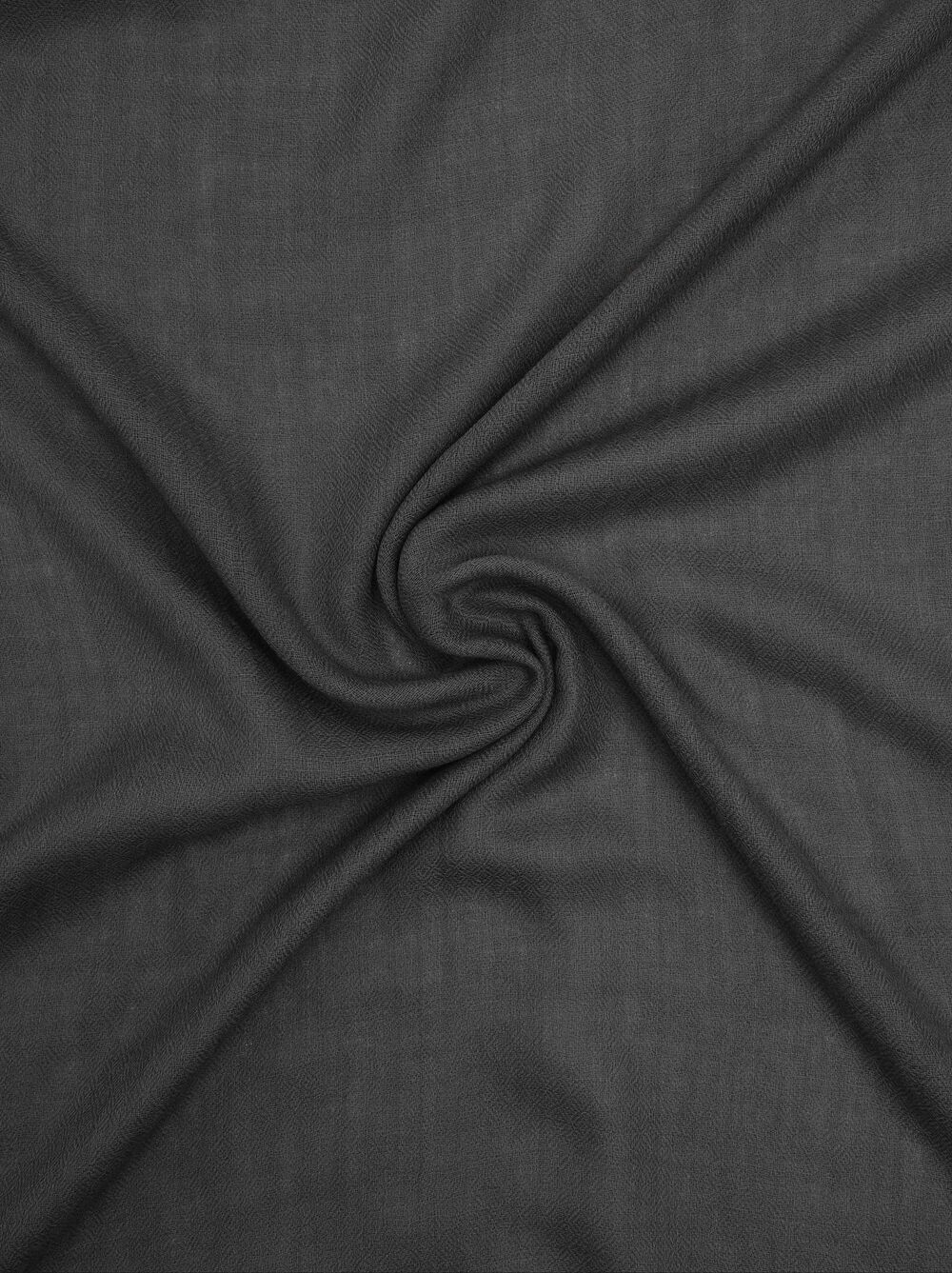 Wool pashmina with fringes