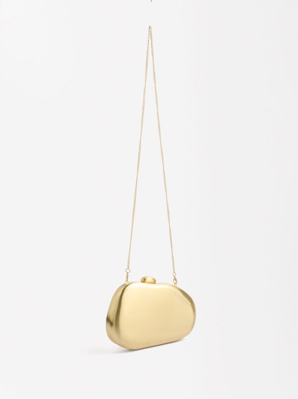 Golden party clutch