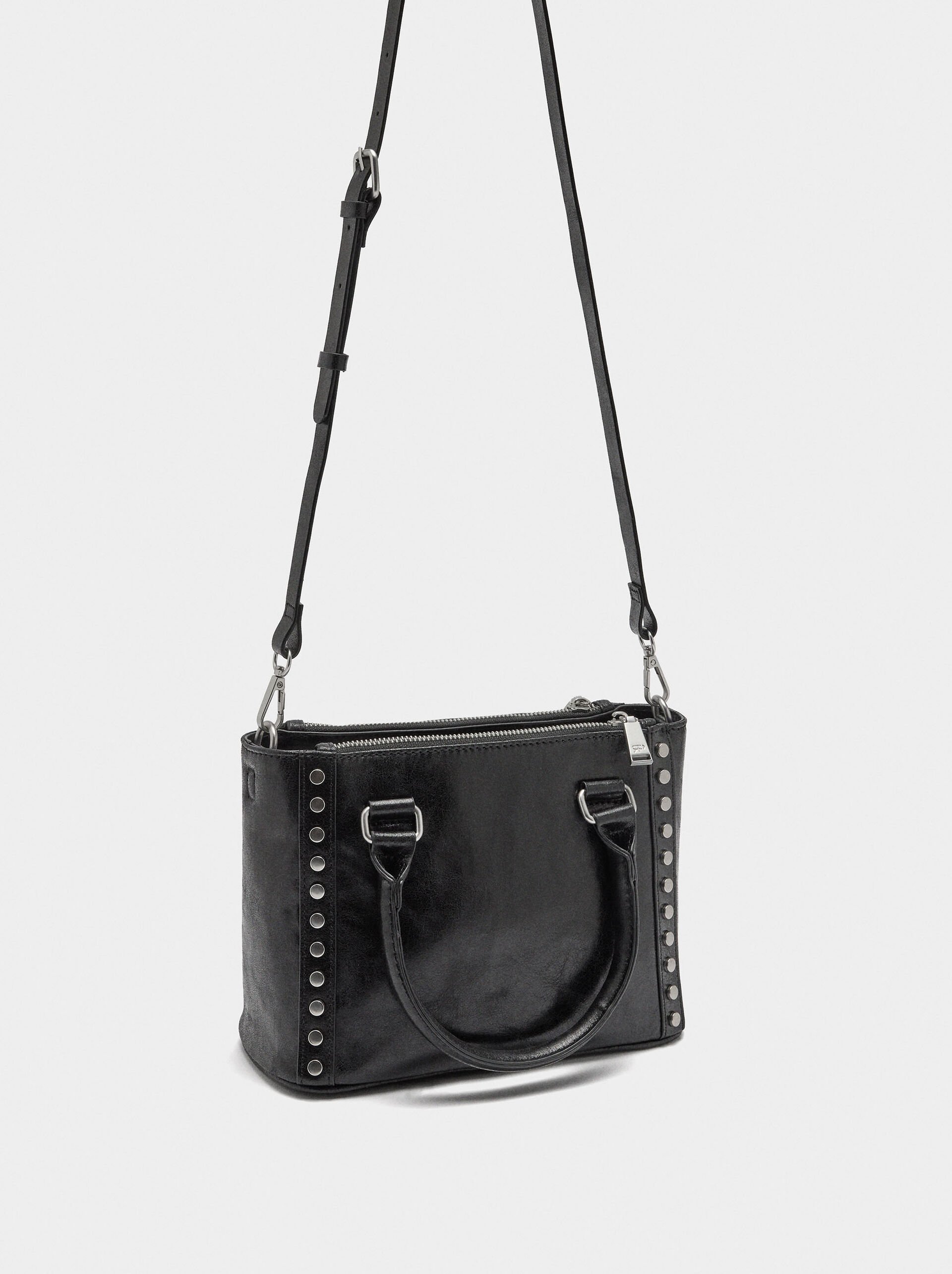 Tote bag with studs image number 3.0